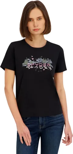 Vista 5 de Spyder Camiseta de manga corta con estampado Mountain Range para mujer Perla