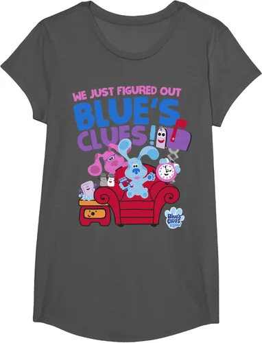 Vista 36 de Blue's Clues & You Group Shot Just Figured Out Blue's Clues Camiseta Negro