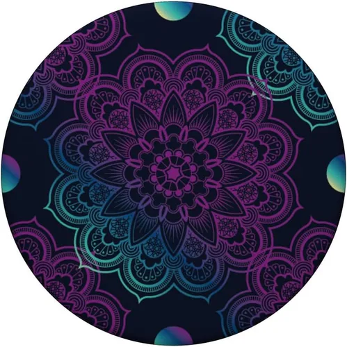 Vista 3 de Mandala Art Meditación Geométrica Mindfulness Peace Seeker PopSockets Estándar PopGrip