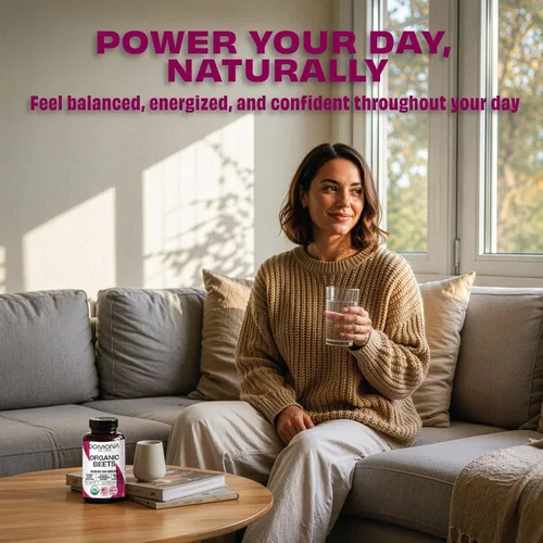 Vista 6 de Pomona Wellness Cápsulas de suplemento de remolacha de 1350 mg, apoya la presión arterial, la salud cardíaca, la circulación, la energía