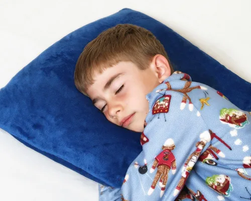 Vista 2 de My First Almohada juvenil de espuma viscoelástica prémium para niños, color azul