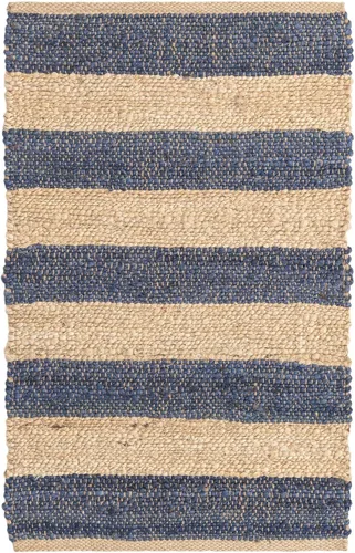Vista 24 de Unique Loom Alfombra trenzada de la colección de yute – Bina (2' 2" x 3' 1", rectangular, gris marfil)