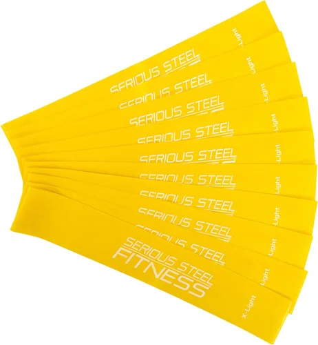 Vista 15 de Serious Steel Fitness Mini bandas de resistencia Bandas elásticas de rehabilitación y prehab Bandas de entrenamiento de ejercicio de 12 pulgadas