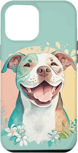 Vista 26 de Pit Bull - Carcasa para iPhone 17, diseño artístico de Pitbull para mujer