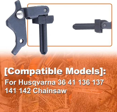 Vista 4 de Kit de muelles de freno de rodilla para Husqvarna 36 41 136 137 141 142, banda de freno, articulación de rodilla, resorte de freno