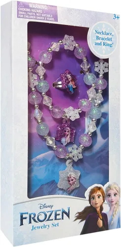 Vista 11 de LUV HER Girls Jewelry Set - Dress Up Toy Jewelry Box Set with Bead Necklaces, Bracelets, and Rings - Frozen Play Accessories - Ages 3+