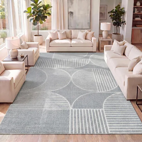 Vista 9 de JONATHAN Y Nordby - Alfombra de tiras arqueadas de alto a bajo, para interiores y exteriores, 2x8, Beige/Crema, para patio, patio trasero, sala