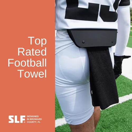 Vista 6 de SLEEFS Toalla Básica Negra de Fútbol Americano