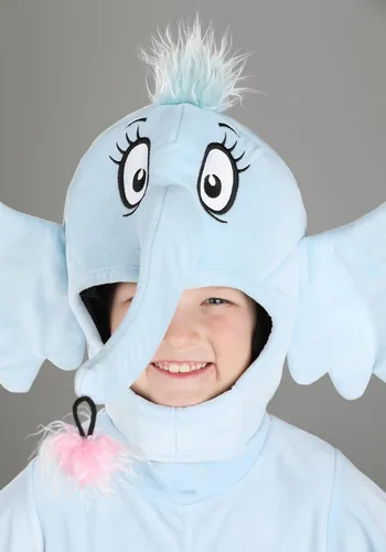 Vista 3 de Dr. Seuss Horton - Disfraz para niños, Azul Patchwork