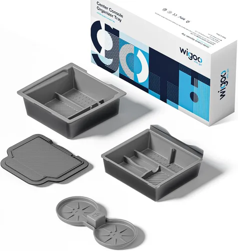 Vista 10 de Wigoo Para 2026 Tesla Model Y/3/YL Accesorios Organizador de consola 2PCS