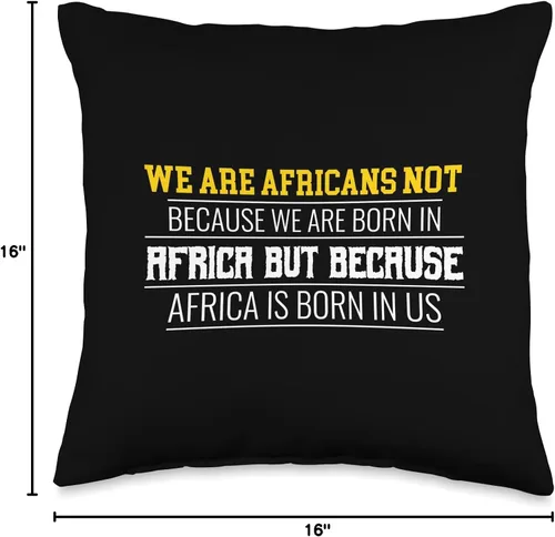 Vista 4 de My African Pride Apparel Juneteenth BLM Black History African Pride - Almohada de 16 x 16 pulgadas, multicolor