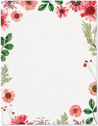 Vista 18 de Current Papel de Carta con Marco de Playa - Papeles de Papelería de Primavera con Borde Decorativo de Playa, Vacaciones Imprimibles, Bodas