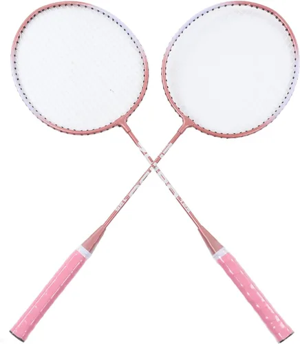 Vista 7 de Raqueta de bádminton, marco en forma de T, agarre antideslizante, raqueta profesional para principiantes, estudiantes, entrenamiento, escuela