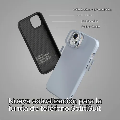 Vista 5 de RhinoShield Funda de teléfono SolidSuit para iPhone 11 iPhone 11 - Negro Clásico