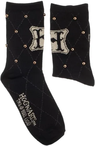 Vista 2 de Harry Potter Advanced Wizardry Hogwarts Stud - Calcetines para mujer, Negro