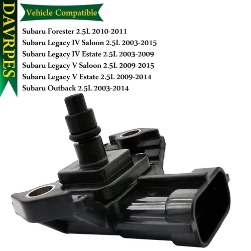 Vista 6 de 22627-AA470 Sensor MAP Sensor de presión de aire del colector para Subaru Impreza WRX STI Legacy Outback Forester 2.5L 2006-2012 Reemplazar