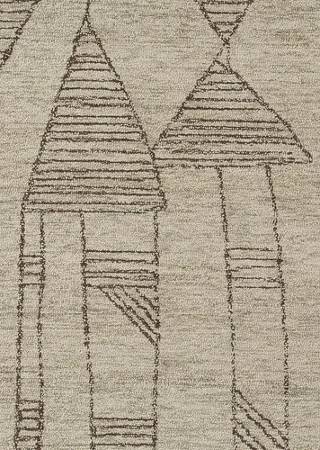 Vista 7 de Momeni Alfombra de lana Teppe Natural, 2'3" X 8' Runner