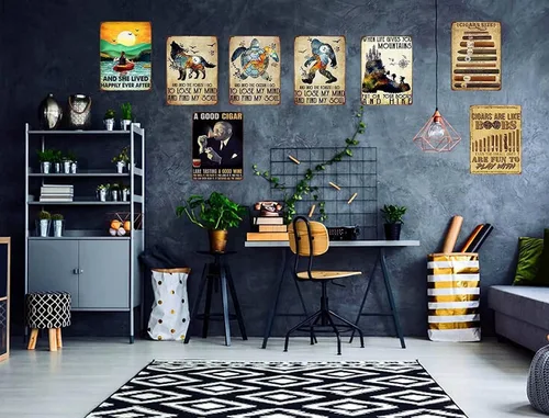 Vista 4 de El letrero de metal de bicicletas de montaña, Everything Will Kill You, So Choose Some Fun - Decoración de pared divertida para cafetería, cocina