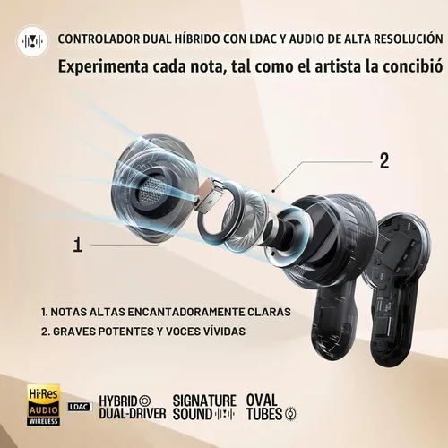 Vista 4 de JBL Tour Pro 3 True Wireless Earbuds, cancelación inteligente de ruido Negro