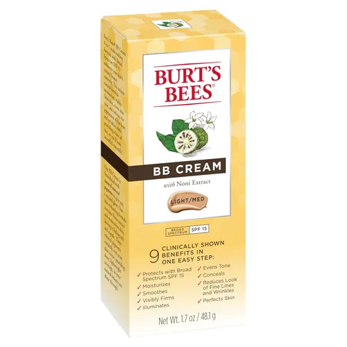 Vista 5 de Crema Burt's Bees con SPF 15, 1.7 onzas, Light/Medium