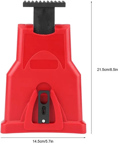 Vista 2 de 01 Afilador de motosierra, sacapuntas de hoja de sierra de cadena rápida universal portátil para ahorrar tiempo y esfuerzo para trabajar la madera