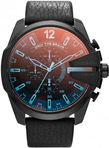Vista 26 de Diesel Mega Chief Reloj de acero inoxidable para hombre con movimiento analógico o digital
