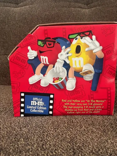 Vista 2 de M&M's - Dispensador de dulces At The Movies con gafas 3D coleccionables