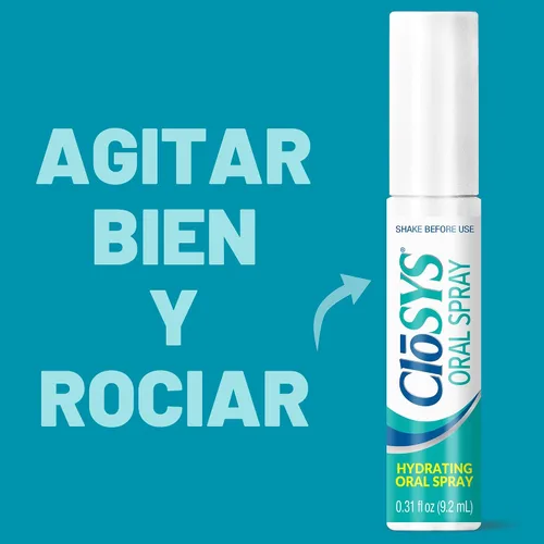 Vista 7 de CloSYS Spray bucal oral sin azúcar para mal aliento, pH equilibrado con sabor a menta, 0.31 onzas (3 unidades)