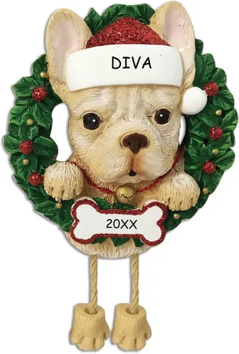 Vista 11 de Adorno de Navidad personalizado para mascotas de raza de perro (Beagle)