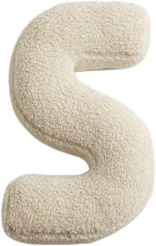 Vista 23 de Inglés Letras Almohada ABCD Letras Cojín Creativo Decorativo Almohadas