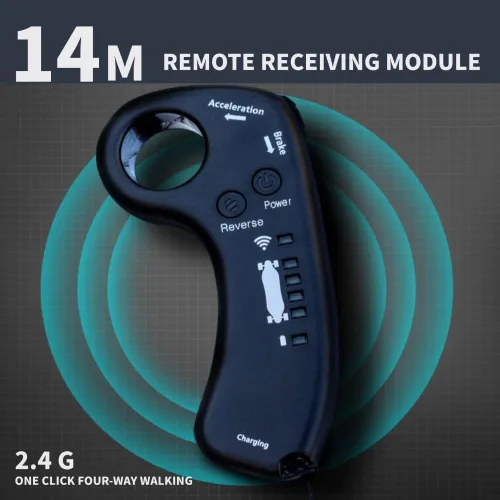 Vista 4 de GAHQB Monopatín eléctrico Remote,4 velocidad controlador Patinetas