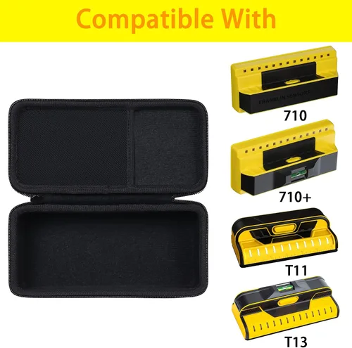 Vista 3 de Khanka Reemplazo de estuche rígido para Franklin Sensors ProSensor 710 710+ T13 T11 Professional Stud Finder (negro)