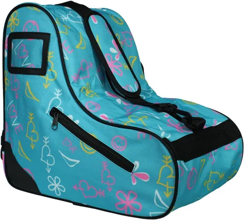 Vista 2 de [Usado] Epic Skates- Bolsa para patines de ruedas de edición limitada, talla única Azul