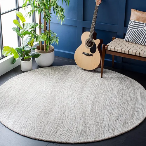 Vista 14 de SAFAVIEH Metro Collection - Alfombra decorativa de 2 x 3 pies, azul y marfil, diseño transicional, ideal para áreas de alto tráfico en pasillo, baño