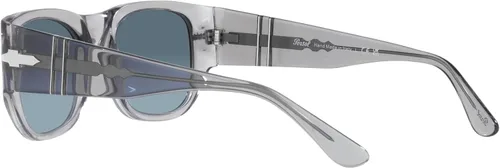Vista 5 de Persol PO3308S - Gafas de sol rectangulares, Gris transparenteAzul degradado Azure