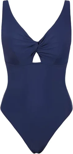 Vista 5 de Firpearl Traje de baño sexy de una pieza con cuello en V para mujer, traje de baño con control de abdomen