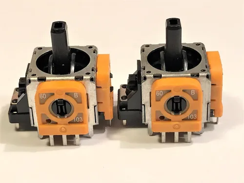 Vista 6 de JAO True OEM Quality Joystick analógico de repuesto paquete de 2 compatible con Xbox One X S Elite PS4 Switch Pro Controllers con macetas de 10 K