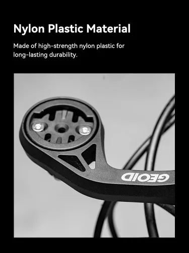 Vista 3 de GEOID Soporte para computadora de bicicleta, soporte frontal exterior para bicicleta de carretera, compatible con Garmin Wahoo Bryton Magene Cycplus