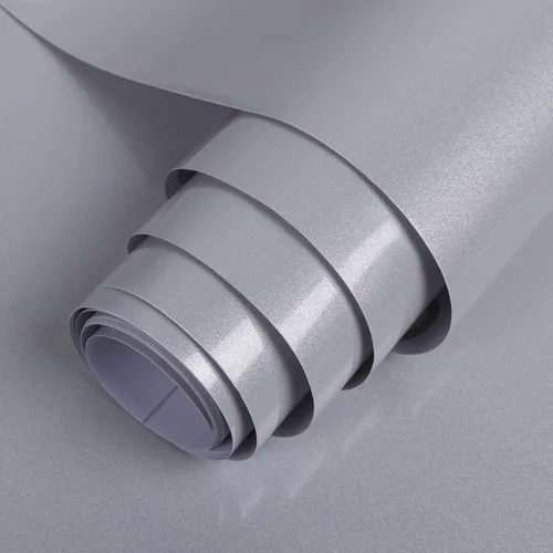 Vista 25 de Papel para empapelar blanco, papel de vinilo autoadhesivo, película decorativa para encimeras de cocina, armarios, muebles con brillo iridescente