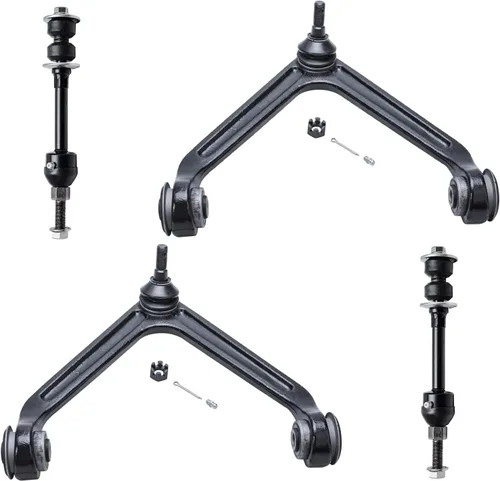 Vista 24 de Detroit Axle - Barras estabilizadoras de brazos de control delanteros 4WD para Ford 2005-2008 F-150 Lincoln Mark LT, 2 brazos de control superiores