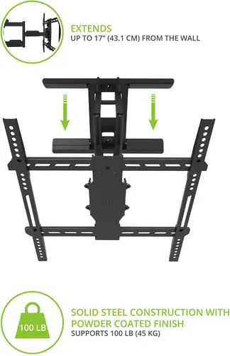 Vista 4 de Kanto LDX640 - Soporte para televisores de 34 a 65 pulgadas