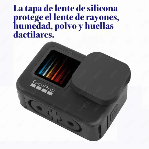 Vista 2 de ULBTER Funda para GoPro Hero 4K 12 11 10 9 8 11 mini + tapa de lente