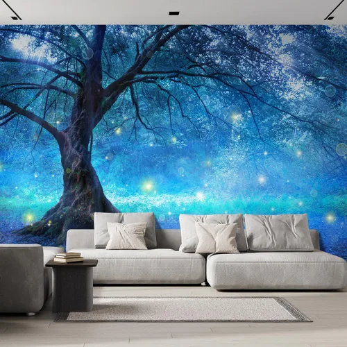 Vista 87 de wall26 Mural de pared extraíble mural de pared cascada escénica luz del sol río bosque naturaleza vida silvestre fotografía realismo paisaje rústico