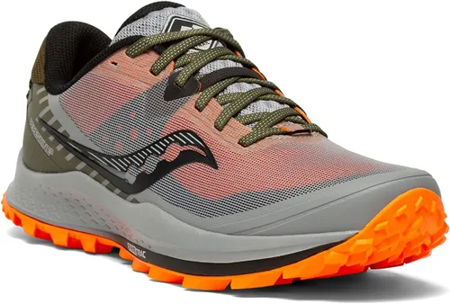 Vista 5 de [Usado] Saucony Peregrine 11 para hombre Aleación/Olive/Vizi