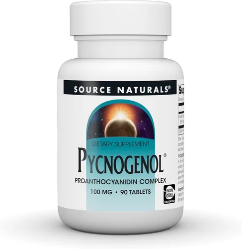 Vista 8 de Source Naturals Pycnogenol Proantocianidin Complex, 100 mg - 30 Tabletas