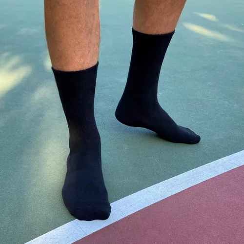 Vista 6 de Gildan Calcetines deportivos para hombre, 12 pares