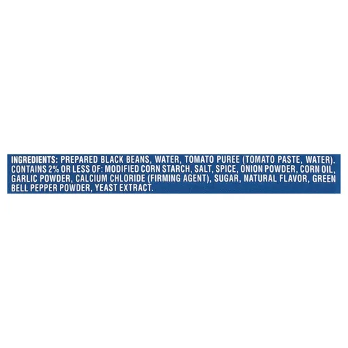 Vista 9 de BUSH'S BEST Frijol negro enlatado de 15.5 onzas/suave, fuente de proteína y fibra a base de plantas, bajo en grasa, sin gluten, (paquete de 12)