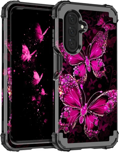 Vista 59 de Casetego Funda para Galaxy A16 5G, Tres Capas de Alta Resistencia Robusta a Prueba de Golpes, Protección Completa Rugosa de PC Duro + Parachoques