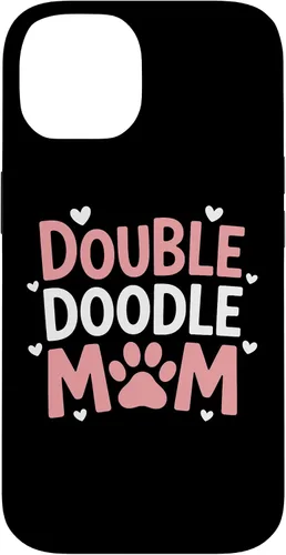 Vista 4 de Double Doodle Mom Labradoodle Goldendoodle Dog Parent Doodle Case for iPhone 17