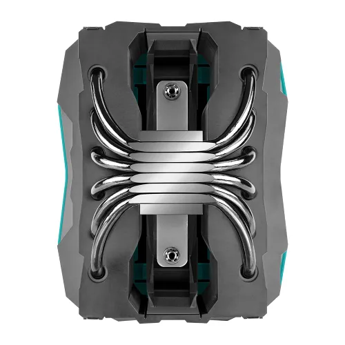 Vista 5 de Iceberg Thermal IceSLEET G6 Stealth - Tubo de calor de 6 táctiles directos chapado en níquel, con ventilador silencioso ultra de 5.512 in, enfriador